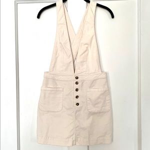 Free People Velvet Corduroy Pinafore Dress